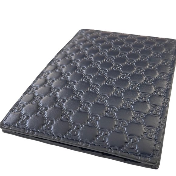 Gucci Men's Dark Navy GG Microguccissima Leather Bifold Wallet 278596 - Picture 8 of 10